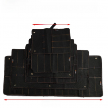 6 Size Chisel Carrying Case Canvas Pocket Tool Roll Holder Wrench Pouch 4 Pockets Organizer For Knife Hammers Gouges Carpenter