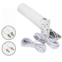 4G LTE 5G MIMO Antenna Outdoor Waterproof Aerial SMA Male CRC9 TS9 Connector With Dual 5M Meter Extension Cable for Router Modem