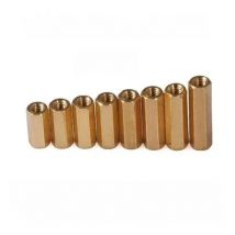 100pcs 3mm Thread M3 Hex Brass Standoff spacer Female to Female Spacing Screws Double pass Pillar M3*4/5/6/8/10/12/15/20/25/30mm
