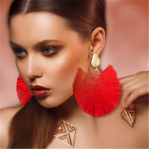 Fashion Bohemian Big Tassel Earrings for Women 2023 Trendy flamenca Large Fringe Drop Dangle Earring Pendientes Jewelry brincos