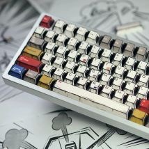 Comic Keycaps Cherry Profile Mixed Light PBT Dye-Sub Big Set For Mechanical Gaming Keyboard MX Switches Hi75 Boy's Gift