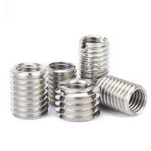 M2.5 M3 M4 M5 M6 M8 M10 M12 304 Stainless Steel Inside Outside Thread Adapter Screw Sheath Thread Insert Sleeve Conversion Nuts