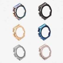 Modified stainless steel metal watch case compatible for Casio GA-2100 2110 GA-B2100 men women waterproof wristband accessories