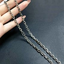 TA1 /Grade 1 Titan 5,2mm Unisex O Geformt Kette Halskette