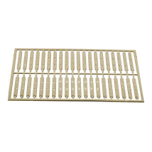 1Set 1:48 RC Simulated Boat Model Etched Plate PE Railing Height 22mm Brass Etching Handrail for DIY Ship Decoration Assembly