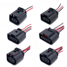 1 Set 2 3 4 5 6 8 10 14 Pin 1.5MM Auto Coil Horn Electrical Cable Connectors Female Wire Harness Plug 1J0973702 1J0973703