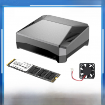 Raspberry Pi 4 Argon M.2 Case SATA SSD to USB 3.0 Adapter Boot by SSD Aluminum Shell with Cooling Fan for Pi 4 Optional SSD