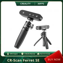 Escáner 3D Creality CR-Scan Ferret SE, velocidad de escaneo de hasta 30 fps, precisión de 0,1 mm, distancia de trabajo de 150-700 mm, seguimiento antivibración