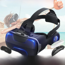 Blu-Ray Virtual Reality VR Glasses HD IMAX Huge Screen 3D Glasses Google Cardboard Box VR Helmet for Phone,Support Game Joystick