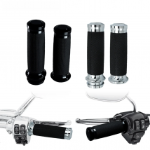 Motorcycle 1"25mm Electronic Throttle Hand Grips Handle Bar For Harley Dyna Softail Fat Boy Touring CVO Road King Street Glide