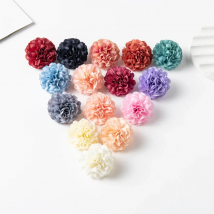 200Pcs Silk Carnation Wedding Party Scrapbook Hydrangea Christmas for Home Decor Bridal Accessories Clearance Artificial Flowers