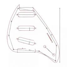 Pleroo Custom Guitar Pickgaurd For US Musicman Silhouette Special SSS Electric Guitar Pickgaurd Scratch Plate Multicolor Options