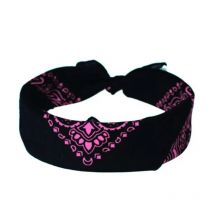 Unisex Cotton Square Bandanas Hip Hop Double Paisley Floral Print Headband Windproof Face Cover Cycling Sports Neck Tie Headwrap