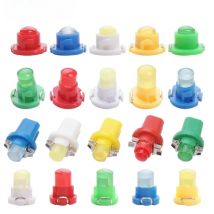 Rxz 10pcs B8.5D T3 T4.2 T4.7 car LED car Dashboard Instrument Cluster Light Car Panel Gauge Dash Bulb blue red green yellow