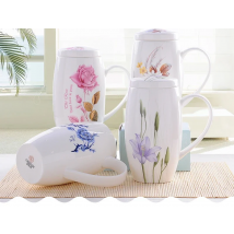 700ML, bone china big coffee mug, ceramic tumbler tea time, large mug christmas cup gift, porcelain big mug, enamel cup taza