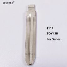 10 stücke #111 Metall ungeschnittene Flip kd Remote Auto Schlüssel blatt toy43r für Subaru xv kd VVDI Flip Remote Schlüssel blatt