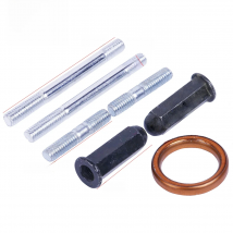 Glixal GY6 50cc 150cc Intake & Exhaust Studs Nuts Set with Exhaust Gasket for Chinese Scooter Moped 139QMB 157QMJ Engine