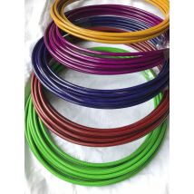 AN3 Automotive motorcycle 1/8" 304 stainless steel wire ptfe braided PVC covered brake line fuel line 1M