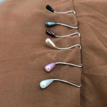 wholesale12pcs/lot drop pearls muslim women Shawl Scarf Lady  Scarves Hijab Clips Pearl  Brooch Pins pin