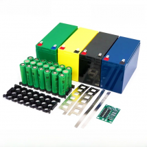 Turmera 12V 7Ah to 20Ah Battery Storage Box 3S 40A BMS 3X7 18650 Holder with Welding Nickel for Motorcycle Replace Lead-Acid Use