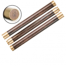 Martial Arts Wood Stick Kung Fu Training Stick Wu Shu Rod Equipment Weapen  Durable Copper Cap  Chicken Wing Wood1.1-2 Meter