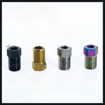 2pcs Titanium alloy brake handle oil pipe joint nut compatible with  M7100 / 8000/8120/9100/9120/712