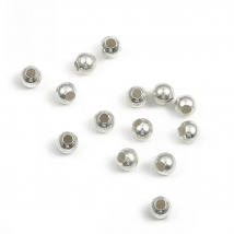 925 Sterling Silver 2-50Pcs Silver Round 2 2.5 3 4 5 6 8 10mm Seed Loose Spacer Beads For Jewelry Findings Making Supplies DIY