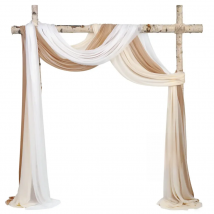 6-10 Meters Wedding Arch Drape Chiffon Fabric Draping Curtain Drapery Party Supplies Ceremony Reception Hanging Decoration