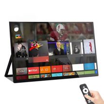 Portable Monitor Smart TV Touch Screen 18.5 Inch FHD Google Entertainment Interactive Zoom for Office Movie Indoor Lightweight