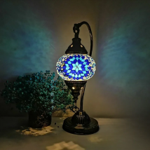 DIY Turkish Mosaic Swan Table Light Material Package Handmade Night Lamp Lovers Parent-child  Birthday Gift Lampe De Chevet
