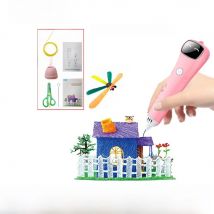 Original DIY 3D Drawing Pen Low Temperature PCL Filament Anti-Scald Digital Display 3D Printing Pen For Girls Boys Gift Toys