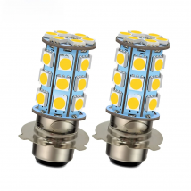 P15D-25-3 Headlight Bulb LED Scooter Lights High-Low Beam Lamp 6V 12V 24V Motorcycle Auxiliary Light Led Headlight Warm White