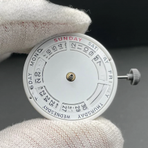 Genuine Miyota 8285 Automatic Mechanical Movement Mod Day-Date Watch Mechanism with Week at 12:00/Date at 3:00 O'clock 21 Jewels