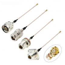 1Pcs RG-178 U.FL IPX-1 Female to N Male/Female Straight Connector N to IPX RG178 Cable Pigtail RF Coaxial WIFI WLAN 10cm-50cm