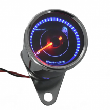 New Universal Motorcycle Speedometer Meter Double Color LED Light Odometer speed meter gauge Miles For Motorcycle hot selling~