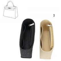 EverToner Felt Bag Liner for Kelly 25 28 32 Felt Cloth Cosmetic Bag Support Type Shockproof Female Bag Makeup Bag
