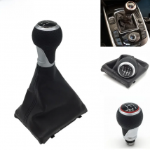Car Styling 12mm Gear Shift Knob Gaiter Boot Lever Handle Head Dustproof Cover For Audi A4 S4 B8 8K A5 8T Q5 8R S Line 2007-2015