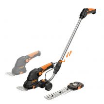 DOVAMANN Cesoie da giardino a batteria 3 in 1 7,2 V con manico telescopico, 2 lame (90/170 mm), per bordi e rifilatura del giardino