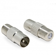 2/5/10pcs STB Quick Plug F Female To RF Male Connector TV Antenna Coaxial Connector F Connector TV Coaxial plug Drop Ship