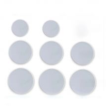 100pcs Waterproof 125KHz RFID Tag Proximity Contactless ID Card PVC Coin Disk Token EM4100 compatible for Access Control
