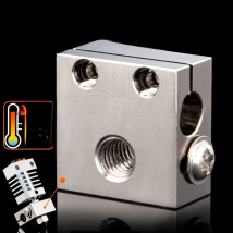 trianglelab Swiss CR10 Plated Copper Heat Block For CR10 Hotend cr-10 Hotend for mk8 nozzle DDB Extruder ender3 cr-10s