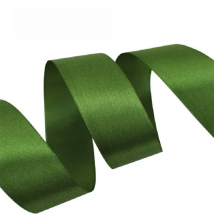 (25 yards/roll) 40mm Olive Green Webbing Decoration Ribbon Single Face Satin Ribbon Gift Christmas Ribbons