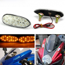 For Suzuki GSXR600 GSXR750 GSXR1000 LED Motorcycle Turn Signal Indicators Lights Amber Flasher Lamp GSXR 600/750/1000 2005-2016