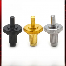 2Pcs M4 Electric Guitar Tune-O-Matic Bridge Studs & Anchors Guitar Parts Bridge Parts Black/Gold/Chrome