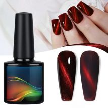 Clou Beaute Red Green Crystal Cat Eye Magnetic Gel Nail Polish 9D Galaxy Effect Holographic Reflective UV LED Varnish Nail Art