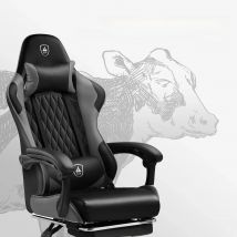 GTPLAYER Gaming Chair, Ergonomic Computer Chair with Footrest, Headrest and Lumbar Support Height Adjustable Gaming Chair 360° S