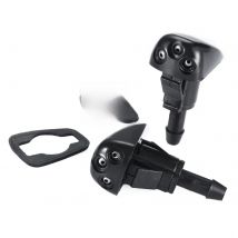 2Pcs Car Front Windshield Washer Nozzle Spray Jet Kit 98630-YY000 for Hyundai Tiburon Sonata Santa Fe Elantra Kia Sorento Optima