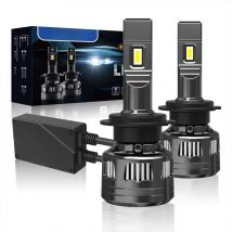 BEVINSEE V45 H7 LED Headlights H4 High Low Beam 120W 22000LM CANBUS H11 H1 9005 HB3 9006 HB4 H8 H9 9012 Auto LED Headlamp Bulbs