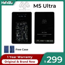 Musehifi M5 Ultra Hi-Res tragbarer Bluetooth USB DAC & AMP ES9038Q2M Chipsatz Vakuumröhren Display-Kopfhörerverstärker