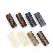 5pcs 2 Hole Rectangle Resin Toggle Button Sewing Craft DIY Accessory Compatible Clothing Coat Jacket Blazer Sweater Bag Box 40mm
